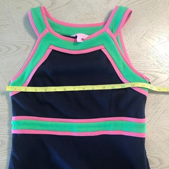 Lily Pulitzer size 0 scoop neck stretchy dress  - Picture 6 of 10